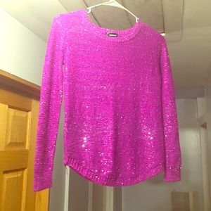 Girls purple sweater